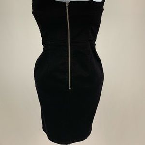TOP SHOP ZIPPER MINI DRESS